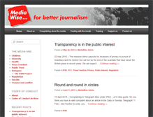 Tablet Screenshot of mediawise.org.uk